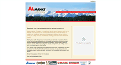 Desktop Screenshot of mankelumber.com